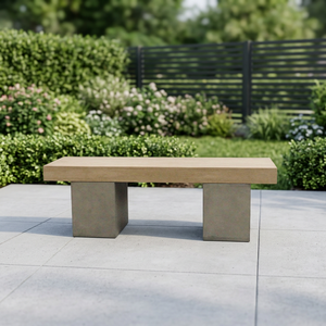 Bulk Supply Large Modern Rectangular Outdoor Concrete <b>Bench</b> Durable Patio <b>Bench</b> with Perfect Waterproof Seat - Product Image 6