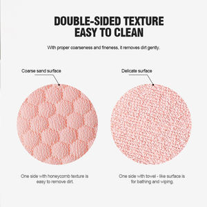 Prix d'usine OEM <span class=keywords><strong>Serviette</strong></span> de toilette nordique de haute qualité pour le dos double face, couleur unie, élimination facile de la saleté <span class=keywords><strong>Serviette</strong></span> de bain adulte en nid d'abeille - Product Image 3