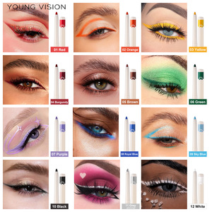 Lápiz Delineador de Ojos en Gel de 12 Colores Young Vision, Resistente al Agua, Giratorio, para Maquillaje de Ojos - Product Image 2
