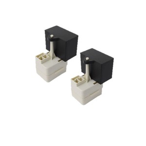 Relé de arranque y condensador para compresor de refrigerador W10613606, 110-120 V, plástico, paquete de 2 - Product Image 1