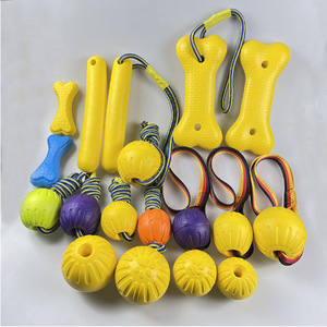 Jouet pour chien EVA indestructible balle de morsure résistant à la mastication mâcheurs agressifs formation de remorqueur interactive pour jouet de mouvement d'animal de compagnie de grande race - Product Image 1