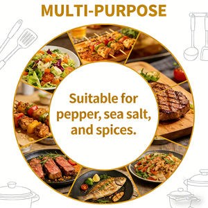 Macinapepe Manuale in Acciaio Inox con Nucleo in Ceramica Regolabile, Durevole, Portatile ed Ecologico per Uso a Lungo Termine - Product Image 2