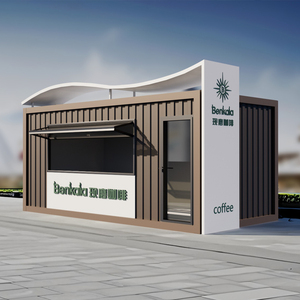 Quiosco Móvil de Café Personalizado de 10 pies/20 pies, Cafetería, Cocina, Restaurante, Contenedor de Envío, <span class=keywords><strong>Bar</strong></span> Hecho de Panel Sándwich - Product Image 4