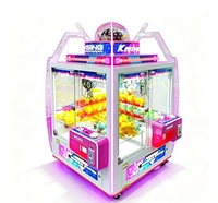 Kising Wholesale Machine à griffes géante personnalisable à monnayeur pour 4 joueurs, pour parcs d'attractions et salles d'arcades intérieures, avec système de récompenses