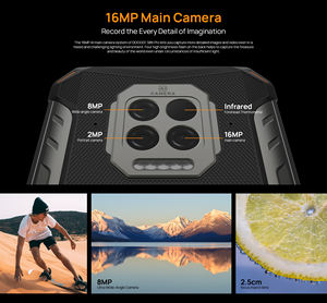 Smartphone robuste <span class=keywords><strong>Doogee</strong></span> <span class=keywords><strong>S86</strong></span> Pro IP68, 8500 mAh, 6,1 pouces, 8 Go + 128 Go, Helio P60, bandes mondiales, triple caméra, thermomètre, téléphone portable - Product Image 5