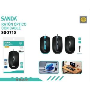 Sanda Optical <b>Mouse</b> With Cable SD-3710 Wired Computer <b>Mouse</b> For Desktop Laptop Use - Product Image 3