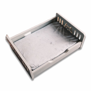 Pet Holzbett Set Möbel Universal Custom ized Pet Schlafs ofa <span class=keywords><strong>Big</strong></span> <span class=keywords><strong>Dog</strong></span> Mat Holz Pet Cave Bett mit Matte - Product Image 3