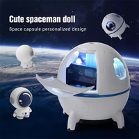 Veilleuse d'astronaute Usb 1200mah diffuseur d'eau électrique Capsule spatiale d'astronaute humidificateur d'aromathérapie pour enfants cadeaux