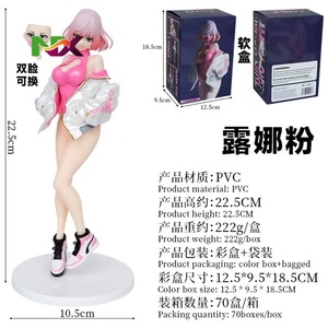 Figura de Diseño Luna Astrum, Zapatillas Deportivas, Máscara con Abertura Alta, Modelo de Estatua de Anime, Artículo Coleccionable, Pedido al por Mayor - Product Image 3