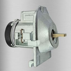 Land Rover Freelander 2 Cylindrical <b>Lock</b> Cylinder LH202M2 Left Door <b>Lock</b> Replacement Part With 1 <b>Key</b> Light Grey - Product Image 2