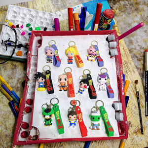 Llavero Creativo de Halloween con 6 Muñecas de Dibujos Animados, <span class=keywords><strong>Coraline</strong></span> y la <span class=keywords><strong>Puerta</strong></span> <span class=keywords><strong>Secreta</strong></span>, Llaveros de Goma para Hombres y Mujeres, Accesorio para Coche y Bolso - Product Image 3