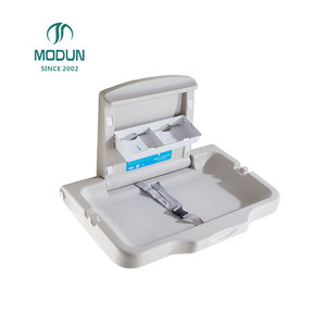 Wall Mount HDPE White Baby <strong>Changing</strong> Station Portable <strong>Foldable</strong> <strong>Changing</strong> <strong>Table</strong> with 50kg Capacity for Under 12 Months - Product Image 4