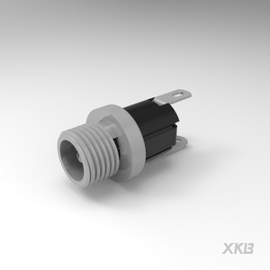 Connecteur XKB DC-025M-5A-2.0 Prise d'alimentation CC 2,0 mm à monter sur panneau 5A 12V ROHS pour équipement d'alimentation de circuits imprimés - Product Image 2