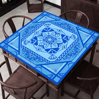 Tapis de Mahjong de Luxe en Caoutchouc Anti-Bruit, Antidérapant et Anti-Taches pour 4 Joueurs – Grande Table de Jeu de Poker et de Divertissement – Meilleure Vente