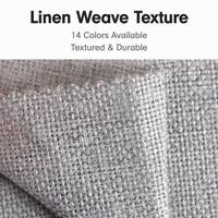 Tissu d'ameublement aspect lin en gros, personnalisable, multicolore, 100% polyester pour canapé, textile d'ameublement de haute qualité