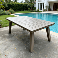 Table pliante en alliage d'aluminium peu encombrante, extensible, portable pour camping, pique-nique, jardin, camping-car, plage