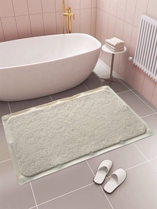 Solid Pattern Non-Slip PVC Loofah Bath Mat with 4 <strong>Suction</strong> Cups Household Item for <strong>Bathroom</strong> <strong>Accessory</strong> - Product Image 6