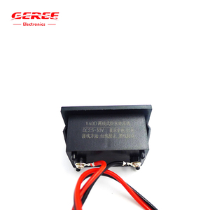 V40d không thấm nước Mini kỹ thuật số vôn kế điện áp Meter 0.4 "2.5-40V xe động cơ xe máy 12V 24V - Product Image 5