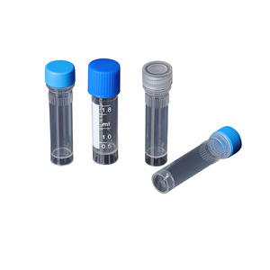 Chengbao Cryogenic Tube 1.5ml <b>Flat</b> Bottom Plastic Disposable Graduated <b>Screw</b> Top - Product Image 1
