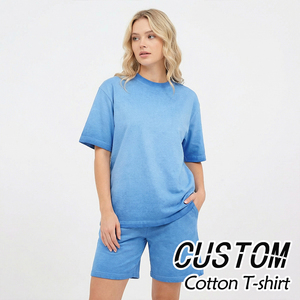 Ropa Urbana Personalizada, 260g, Peso Pesado, Corte Regular Vintage para Hombre, 100% Algodón Tejido, Lavado, Diseño Liso, Antipilling, Transpirable - Product Image 1