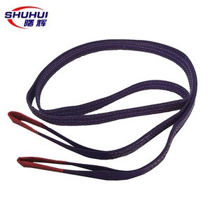 Élingue <span class=keywords><strong>de</strong></span> sécurité 1T <span class=keywords><strong>double</strong></span> pli polyester sangle élingue - Product Image 4