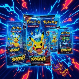 Cartes à collectionner Pokémon Écarlate et Violet, lot de cartes Pikachu, pack booster en anglais, matériau papier, 4-6 ans, couleur, fabriqué en Chine, modèle - Product Image 4