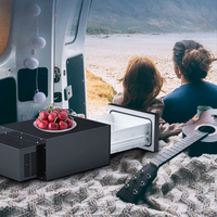 Réfrigérateur à tiroir intégré pour caravane, camping-car, 30L, 12V, 24V, compresseur DC, réfrigérateur à tiroir simple pour voiture