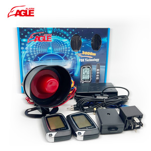 Hai cách <span class=keywords><strong>LCD</strong></span> xe báo động từ xa khởi động <span class=keywords><strong>LCD</strong></span> Điều khiển Màu đen DC 12V phổ báo động xe với GPS Hệ thống theo dõi 50 bộ Đại Bàng hoặc OEM - Product Image 5