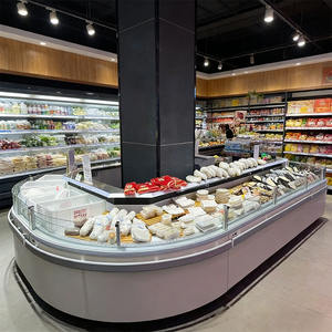 <span class=keywords><strong>Vitrine</strong></span> réfrigérée à ouverture frontale, directement de l'usine, comptoir de présentation, <span class=keywords><strong>vitrine</strong></span> de pâtisserie, refroidisseur de gâteaux, comptoir en <span class=keywords><strong>libre</strong></span>-<span class=keywords><strong>service</strong></span> - Product Image 6