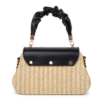 Nouveau Sac à Main en Paille Tressée pour Femme Été 2026 – Sac Bandoulière à Poignée Supérieure, Pochette, Sac de Plage pour Vacances
