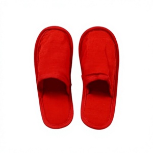 Pantuflas Desechables Ecológicas Antideslizantes para Hotel con Parte Superior de Tela No Tejida y Suela de Goma para Uso en Spa, Resorts y Hostelería - Product Image 1