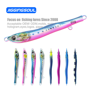 JIGGINGSOUL-RTS-347-fishing โลหะล่อปลาทะเล40g 60g 80g เรือตกปลาทะเล kanpachi Black croaker Little JIG JACK โลหะ adict Type 03 - Product Image 1