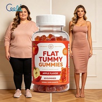 Complément alimentaire en gommes pour un ventre plat à base de vinaigre de cidre de pomme naturel, non OGM, sans gluten, à base de matières premières végétales, vente en gros