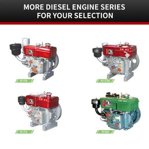Motor Diésel Monocilíndrico Refrigerado por Agua con Arranque Eléctrico ZR180 de 8 HP para Bomba de Riego y Agricultura - Product Image 6