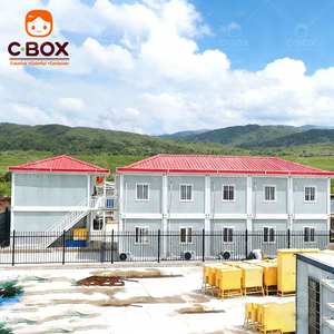 Cbox Vente en gros de maisons préfabriquées à 2 étages, construction modulaire, dortoir de chantier, atelier, conteneur détachable - Product Image 1