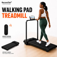 Caminadora Plegable con Inclinación para el Hogar, Equipo de Entrenamiento para Correr, Equipo de Fitness Cardiovascular