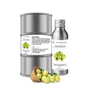 Huile d'Amla infusée Aethon International 1 Ltr, huile de soin de la peau pure et naturelle biologique pour tous les types de peau - Product Image 1