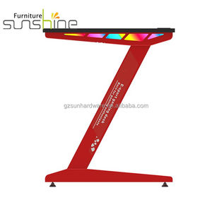 <span class=keywords><strong>Bureau</strong></span> de jeu électrique de Guangzhou, hauteur intelligente réglable, Table de salle de course à Led pour les jeux - Product Image 5