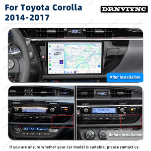 TS20 2K Android 13 GPS OBD2 Amplificador Autorradio Estéreo Sistema Multimedia Carplay 4G DSP Cámara 360 para <span class=keywords><strong>Corolla</strong></span> 2014 - 2017 - Product Image 3