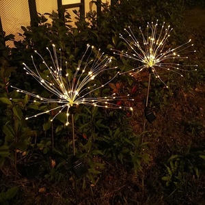 4 Lily Flower LED <b>Garden</b> Lamp Solar Outdoor Simulation with Pot for Decorative Planters - Product Image 4