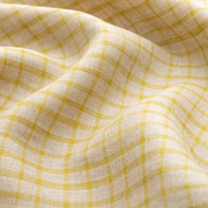 Tissu teint solide en lin pur 100% antibactérien écologique en gros pour vêtements - Product Image 5