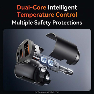 Flush Fit <b>Mini</b> Hidden Type C PD 30W Fast Charge Zinc Car Adapter with Foldable Handle for SUV - Product Image 4