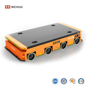 Ağır Yük Taşıma Uzun Güçlü Tahrik Raylı 30t Çoklu Araç Zemin Kontrollü 100t Sürüşlü AGV Transfer Arabası - Product Image 2