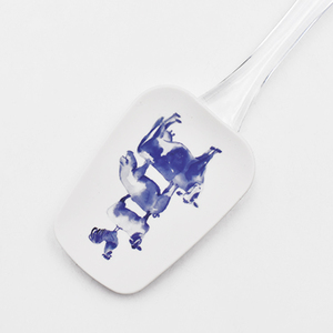 Accesorios de Repostería de Cocina, Espátula de Silicona con Estampado de Animales, Mango de PS, para Crema/Mantequilla con Batidor de Claras de Huevo, Regalo para Reposteros - Product Image 4