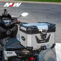 Boîte arrière en alliage d'aluminium à dégagement rapide Big Fiend avec anode argentée et verrouillage BM pour moto, scooter et véhicule électrique MJW45L55L