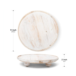 Bán Sỉ Bệ Nâng Tròn Phong Cách Mộc Mạc Khay Trưng Bày Trang Trí Bằng Gỗ Bệ Gỗ - Product Image 2