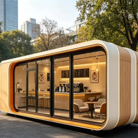 Villa modulaire moderne en forme de cabane pour hôtel-resort, site de glamping et logement extérieur pour invités