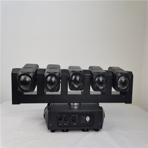 5x40w Rgbw 4 en 1 +6x20w Barre LED mobile à faisceau ou tête mobile DMX512 Contrôle musical pour DJ Disco Scène Mariage Concert Bar - Product Image 5