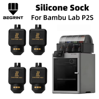 Housse de protection en silicone résistante aux hautes températures pour le bloc chauffant Hotend de l'imprimante 3D Bambu Lab P2S, accessoires pour imprimante 3D Bambu Lab P2S