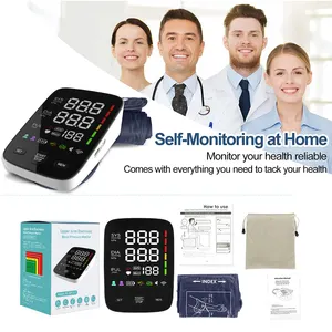 50%OFF Ce Iso Approved Medical Fully Automatic Sphygmomanometer Smart Bp Monitor Digital Blood Pressure Monitor